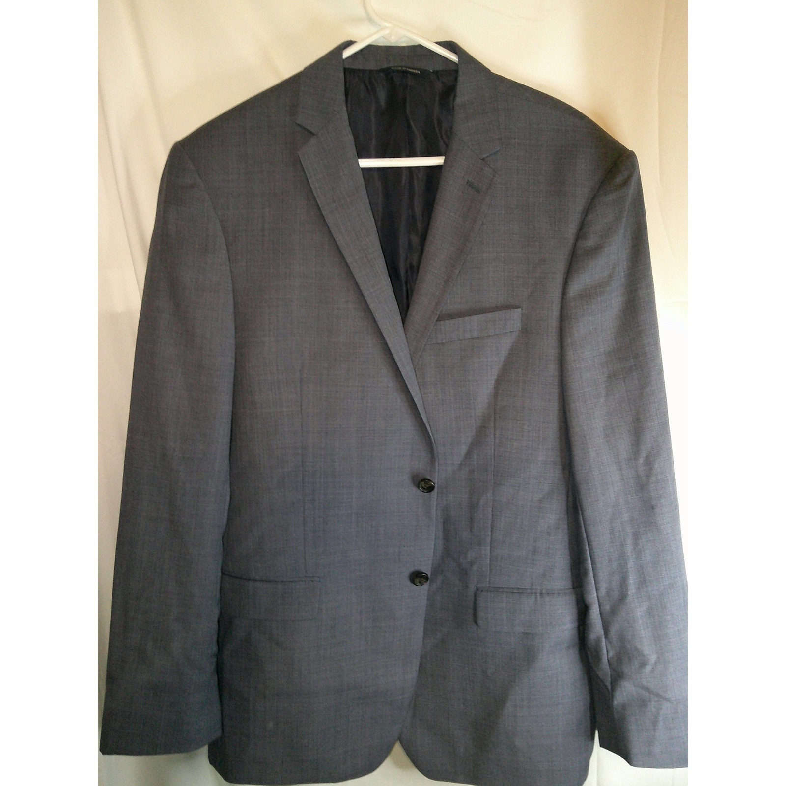 Ralph Lauren Wool Blazer Sport Coat Two Button Jacket Blue 46 Long $495 Nwt